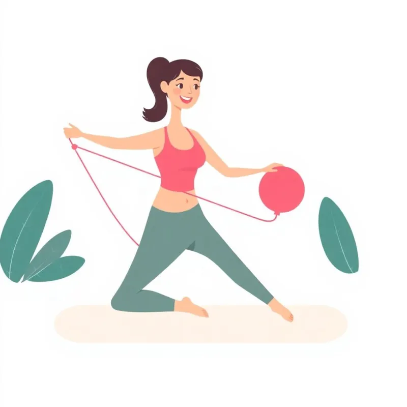 Ilustração de Pilates solo e funcional